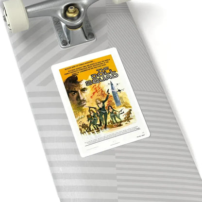 THE DOLL SQUAD 1973 Movie Poster - STICKER Vinyl Kiss-Cut Decal - The Sticker Space