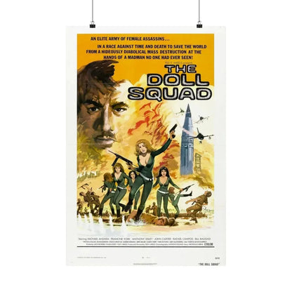 THE DOLL SQUAD 1973 - Paper Movie Poster 20″ x 30″ Matte - The Sticker Space