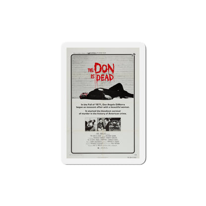 The Don Is Dead 1973 Movie Poster Die-Cut Magnet-5" x 5"-The Sticker Space