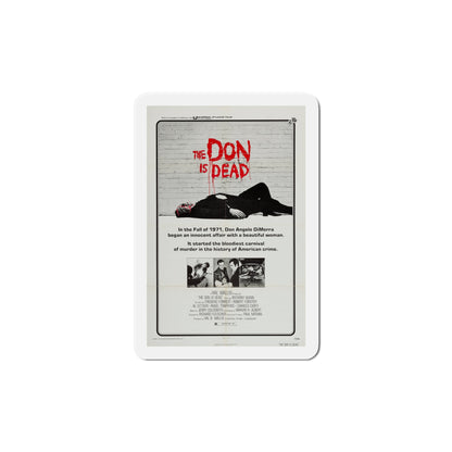 The Don Is Dead 1973 Movie Poster Die-Cut Magnet-6 × 6"-The Sticker Space