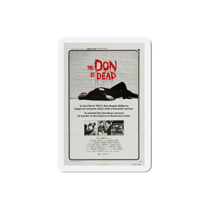 The Don Is Dead 1973 Movie Poster Refrigerator Magnet 2 Inch - The Sticker Space