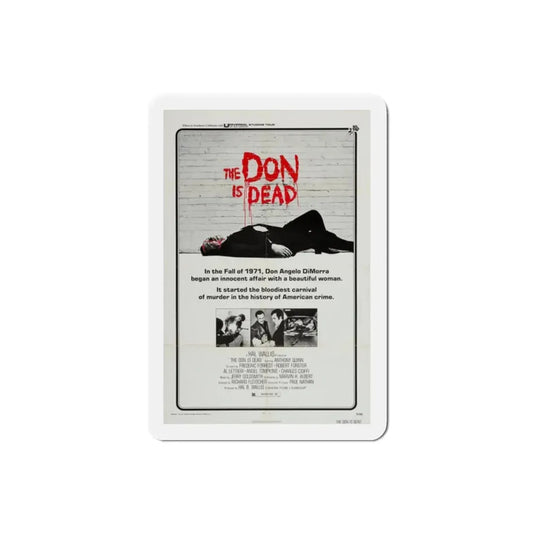 The Don Is Dead 1973 Movie Poster Refrigerator Magnet 2 Inch - The Sticker Space