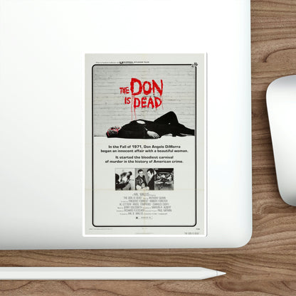 The Don Is Dead 1973 Movie Poster STICKER Vinyl Die-Cut Decal-The Sticker Space