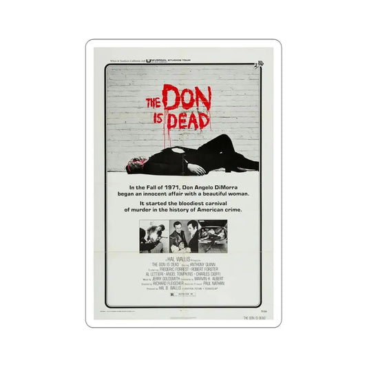 The Don Is Dead 1973 Movie Poster STICKER Vinyl Die-Cut Decal 6 Inch - The Sticker Space
