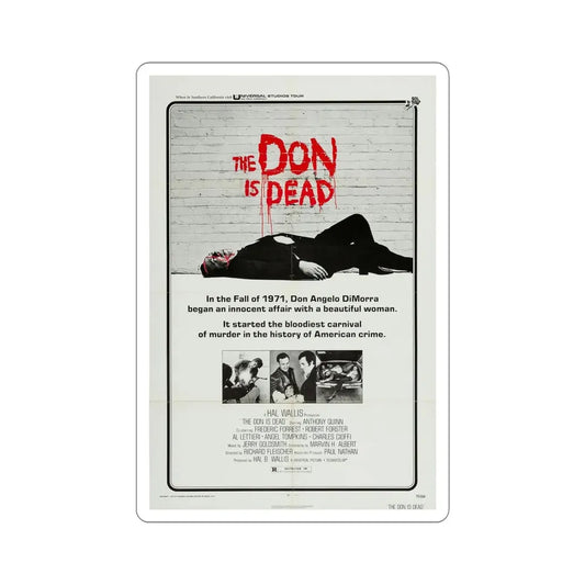The Don Is Dead 1973 Movie Poster STICKER Vinyl Die-Cut Decal 6 Inch - The Sticker Space