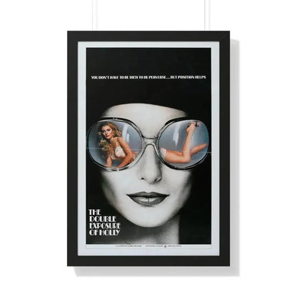 THE DOUBLE EXPOSURE OF HOLLY 1976 - Framed Movie Poster 20" x 30" Black - The Sticker Space
