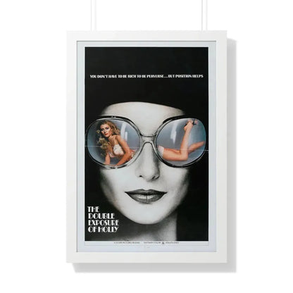 THE DOUBLE EXPOSURE OF HOLLY 1976 - Framed Movie Poster 20" x 30" White - The Sticker Space