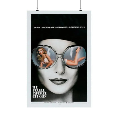 THE DOUBLE EXPOSURE OF HOLLY 1976 - Paper Movie Poster 20″ x 30″ Matte - The Sticker Space