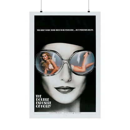 THE DOUBLE EXPOSURE OF HOLLY 1976 - Paper Movie Poster 24″ x 36″ Matte - The Sticker Space