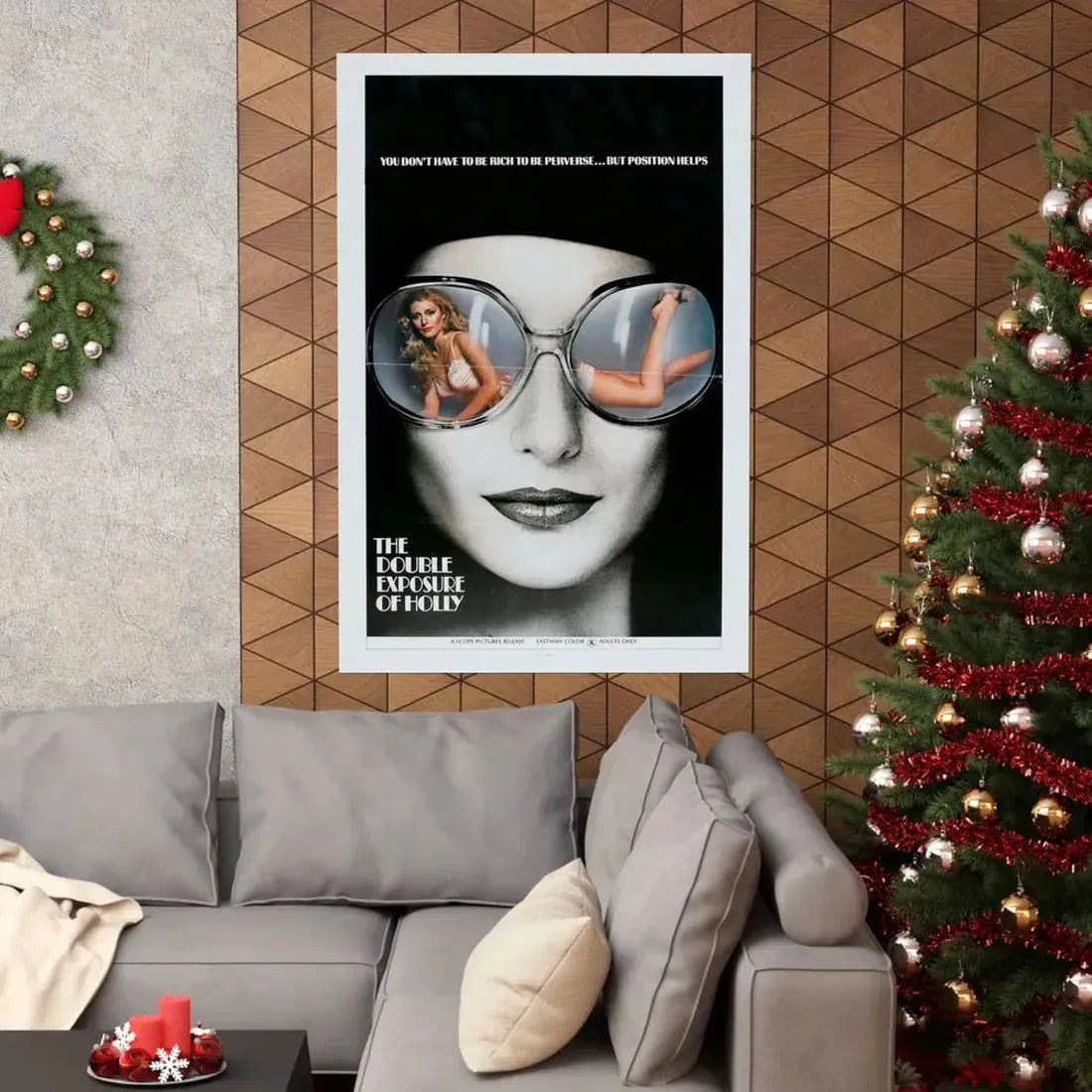 THE DOUBLE EXPOSURE OF HOLLY 1976 - Paper Movie Poster - The Sticker Space