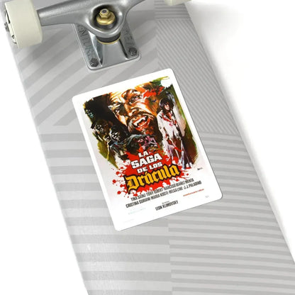 THE DRACULA SAGA 1972 Movie Poster - STICKER Vinyl Kiss-Cut Decal - The Sticker Space