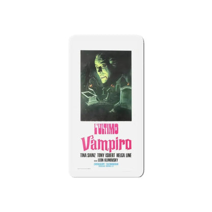 THE DRACULA SAGA (ITALIAN) 1972 Movie Poster - Refrigerator Magnet 6 Inch Die-Cut - The Sticker Space