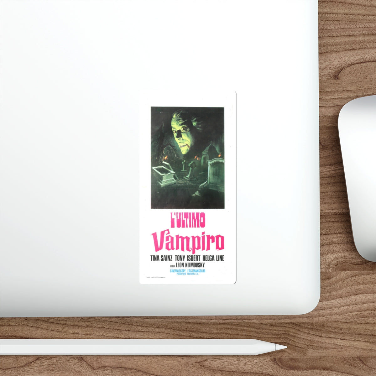 THE DRACULA SAGA (ITALIAN) 1972 Movie Poster STICKER Vinyl Die-Cut Decal-The Sticker Space