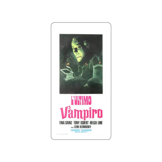 THE DRACULA SAGA (ITALIAN) 1972 Movie Poster STICKER Vinyl Die-Cut Decal 2 Inch - The Sticker Space