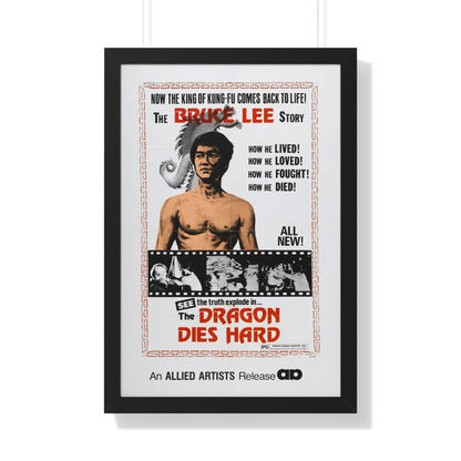 THE DRAGON DIES HARD 1974 - Framed Movie Poster-20" x 30"-The Sticker Space