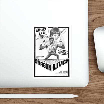 THE DRAGON LIVES 1976 Movie Poster STICKER Vinyl Die-Cut Decal-The Sticker Space