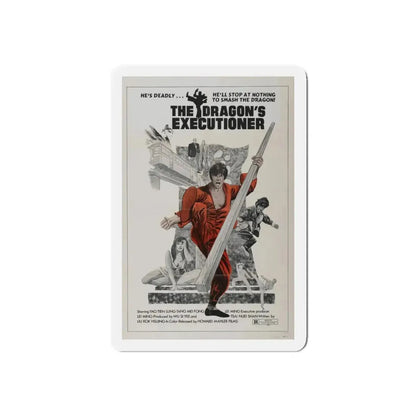 THE DRAGON'S EXECUTIONER 1972 Movie Poster - Refrigerator Magnet 4 Inch Die-Cut - The Sticker Space