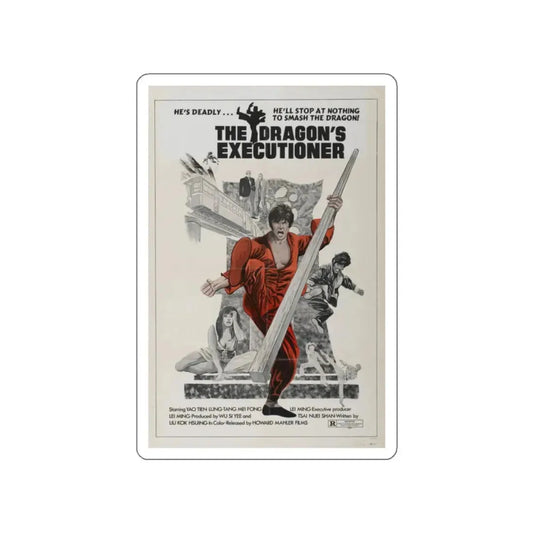 THE DRAGON'S EXECUTIONER 1972 Movie Poster STICKER Vinyl Die-Cut Decal 2 Inch - The Sticker Space
