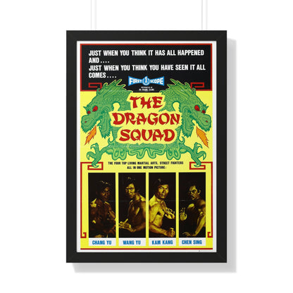 THE DRAGON SQUAD 1974 - Framed Movie Poster-20" x 30"-The Sticker Space