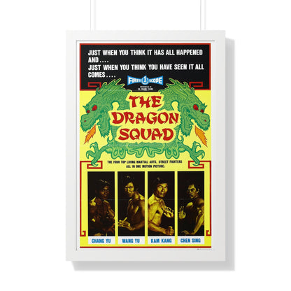 THE DRAGON SQUAD 1974 - Framed Movie Poster-20" x 30"-The Sticker Space