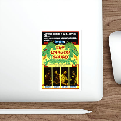 THE DRAGON SQUAD 1974 Movie Poster STICKER Vinyl Die-Cut Decal-The Sticker Space