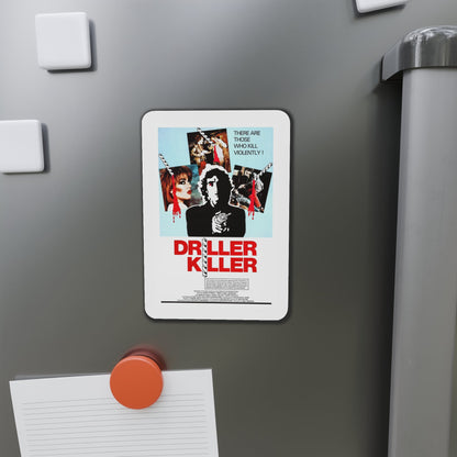 The Driller Killer 1979 Movie Poster Die-Cut Magnet-The Sticker Space