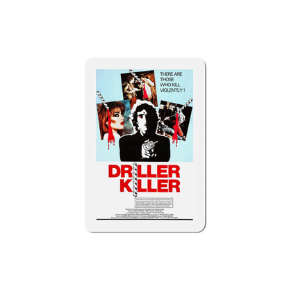 The Driller Killer 1979 Movie Poster Die-Cut Magnet-4" x 4"-The Sticker Space