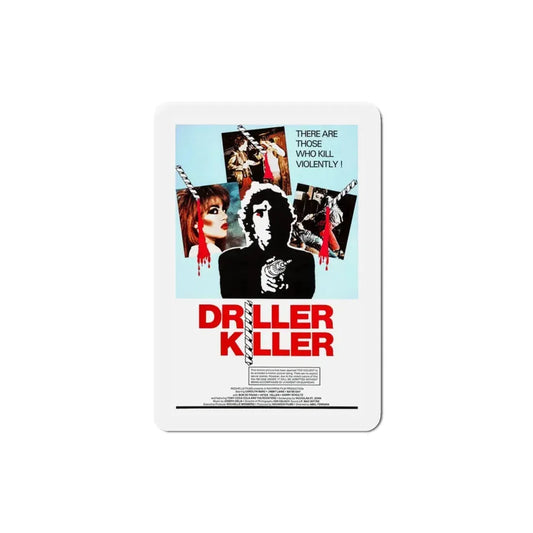 The Driller Killer 1979 Movie Poster Refrigerator Magnet 3 Inch - The Sticker Space