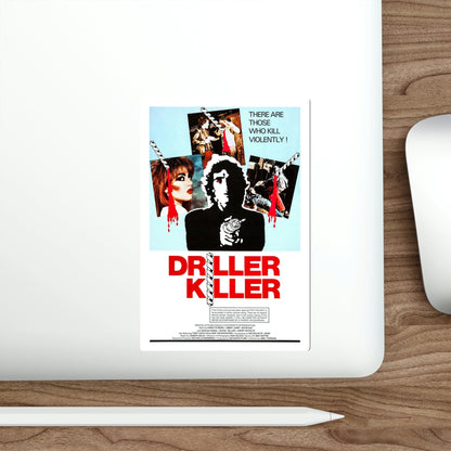 The Driller Killer 1979 Movie Poster STICKER Vinyl Die-Cut Decal-The Sticker Space