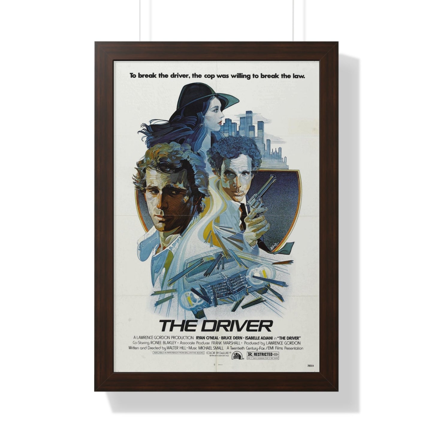 THE DRIVER 1978 - Framed Movie Poster-16″ x 24″-The Sticker Space