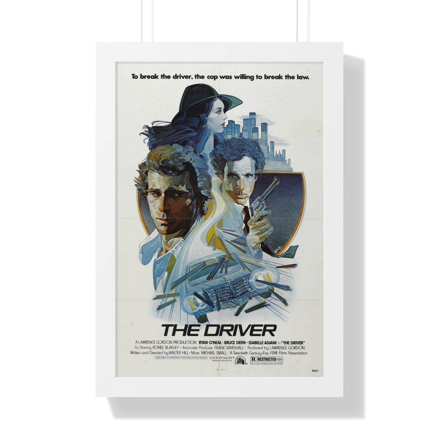 THE DRIVER 1978 - Framed Movie Poster-16″ x 24″-The Sticker Space