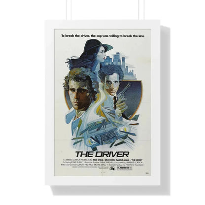 THE DRIVER 1978 - Framed Movie Poster 16″ x 24″ White - The Sticker Space