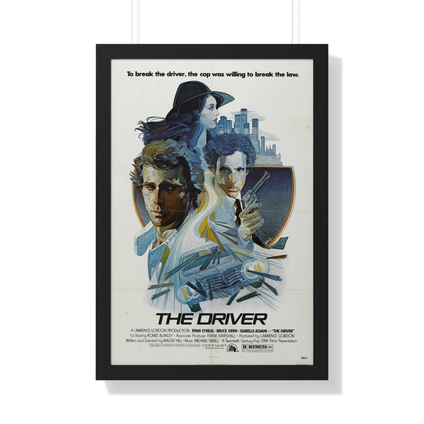 THE DRIVER 1978 - Framed Movie Poster-20" x 30"-The Sticker Space