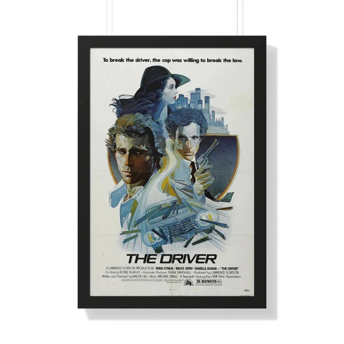 THE DRIVER 1978 - Framed Movie Poster 20" x 30" Black - The Sticker Space