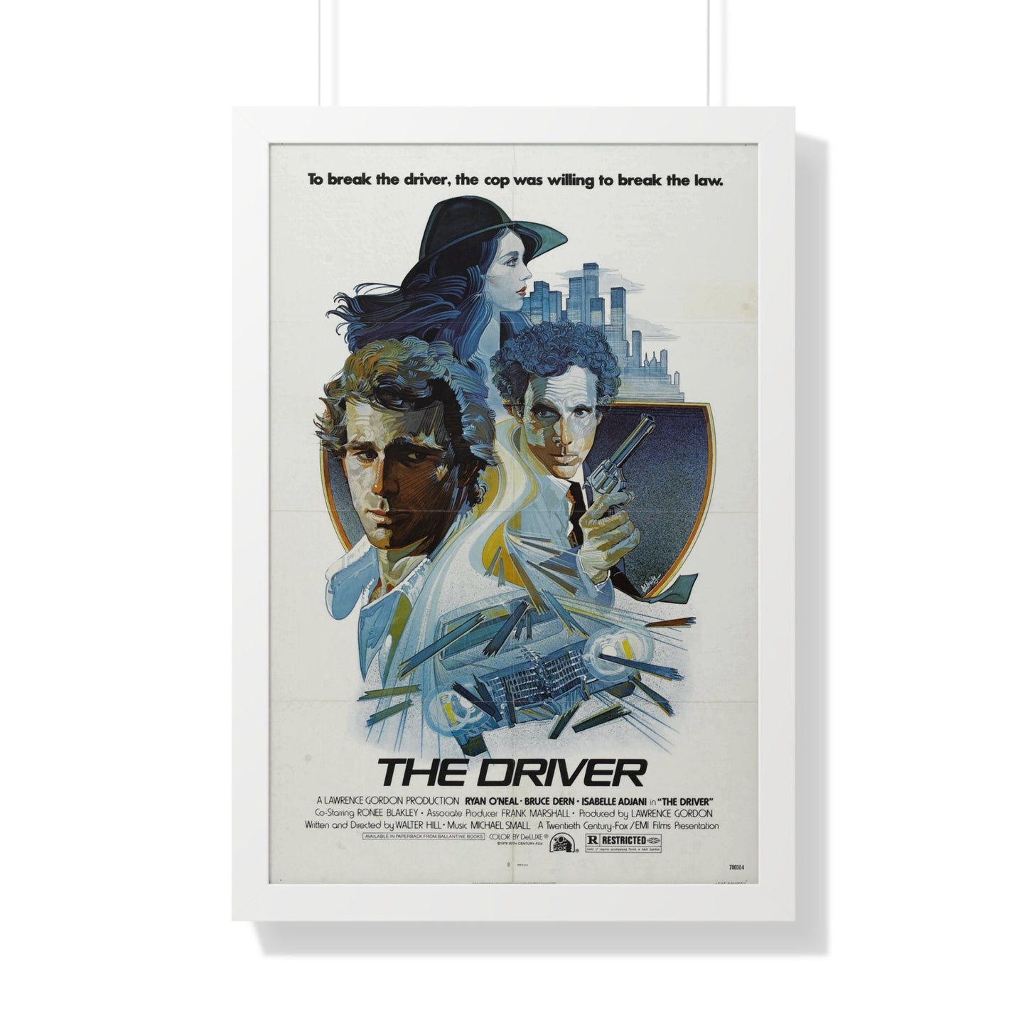 THE DRIVER 1978 - Framed Movie Poster-20" x 30"-The Sticker Space