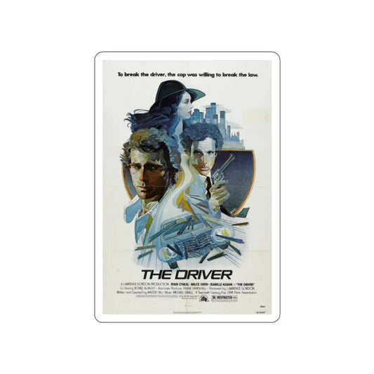 THE DRIVER 1978 Movie Poster STICKER Vinyl Die-Cut Decal 2 Inch - The Sticker Space