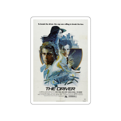 THE DRIVER 1978 Movie Poster STICKER Vinyl Die-Cut Decal-White-The Sticker Space