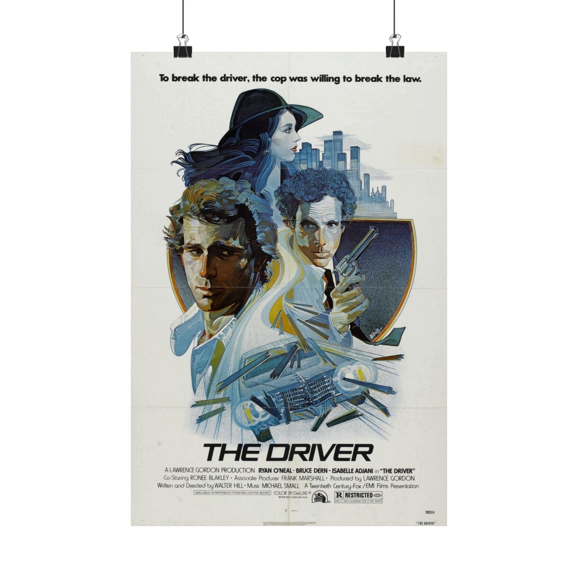 THE DRIVER 1978 - Paper Movie Poster-12″ x 18″-The Sticker Space