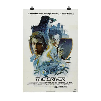 THE DRIVER 1978 - Paper Movie Poster 12″ x 18″ Matte - The Sticker Space