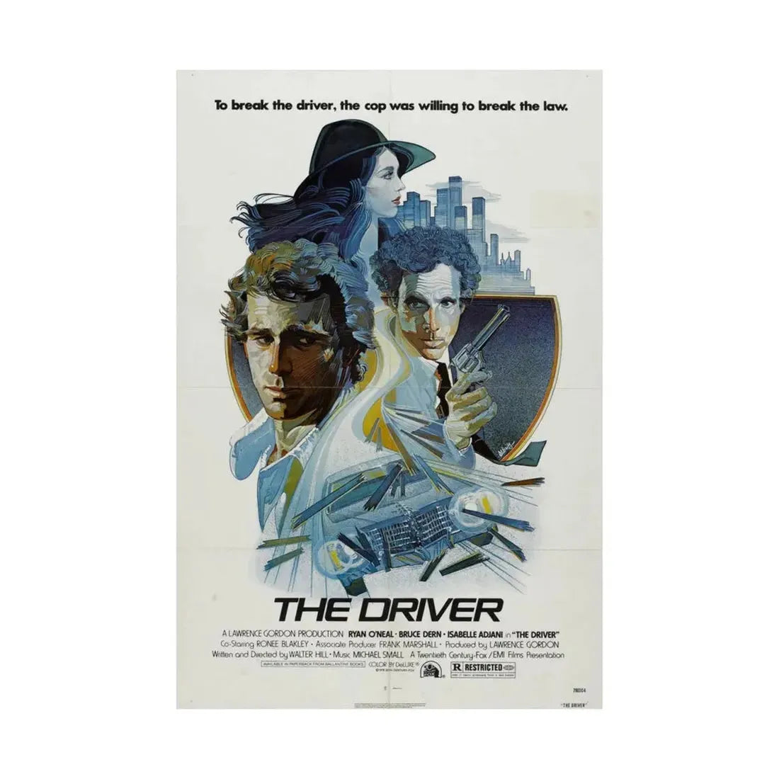 THE DRIVER 1978 - Paper Movie Poster - The Sticker Space