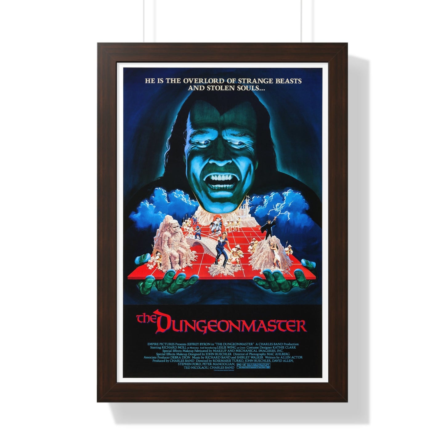 THE DUNGEONMASTER 1984 - Framed Movie Poster-16″ x 24″-The Sticker Space