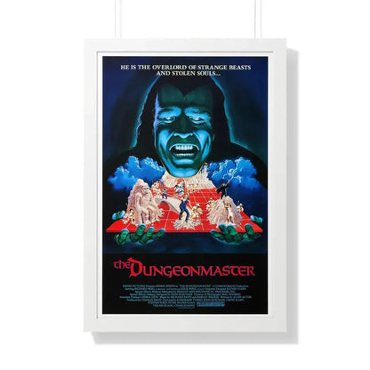 THE DUNGEONMASTER 1984 - Framed Movie Poster 20" x 30" White - The Sticker Space