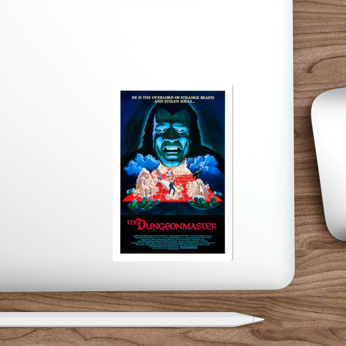 THE DUNGEONMASTER 1984 Movie Poster STICKER Vinyl Die-Cut Decal-The Sticker Space