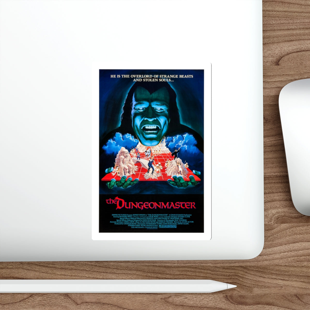 THE DUNGEONMASTER 1984 Movie Poster STICKER Vinyl Die-Cut Decal-The Sticker Space