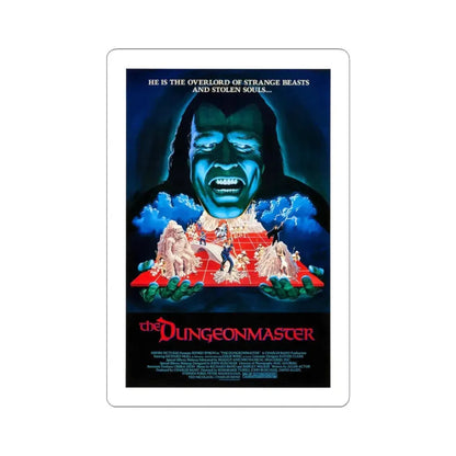 THE DUNGEONMASTER 1984 Movie Poster - STICKER Vinyl Kiss-Cut Decal 3 Inch White - The Sticker Space