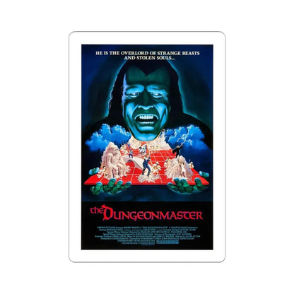 THE DUNGEONMASTER 1984 Movie Poster - STICKER Vinyl Kiss-Cut Decal 6 Inch White - The Sticker Space