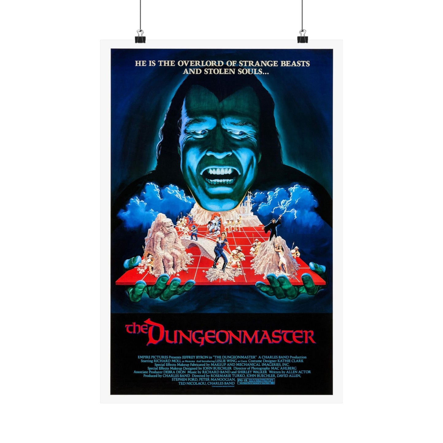 THE DUNGEONMASTER 1984 - Paper Movie Poster-16″ x 24″-The Sticker Space