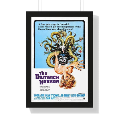 THE DUNWICH HORROR 1970 - Framed Movie Poster 16″ x 24″ Black - The Sticker Space