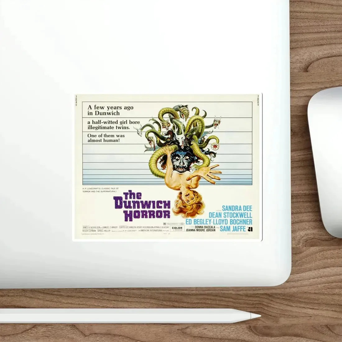 The Dunwich Horror 1970 Movie Poster STICKER Vinyl Die-Cut Decal - The Sticker Space