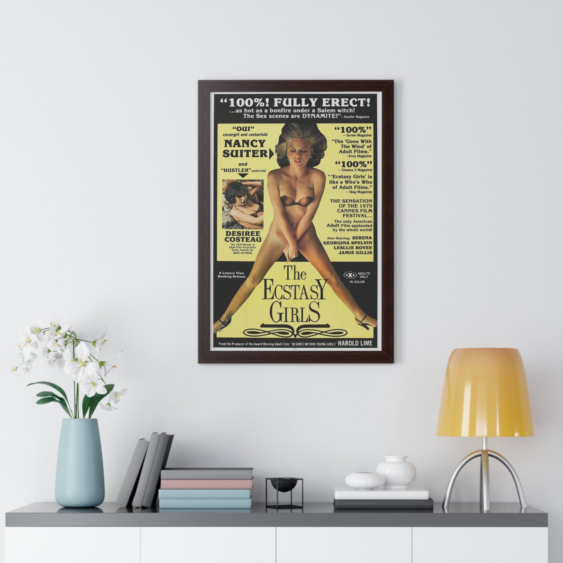 THE ECSTASY GIRLS 1979 - Framed Movie Poster-The Sticker Space